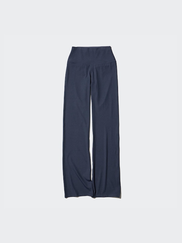 AIRism Leggings (soft, gerippt, ausgestellt, lang)