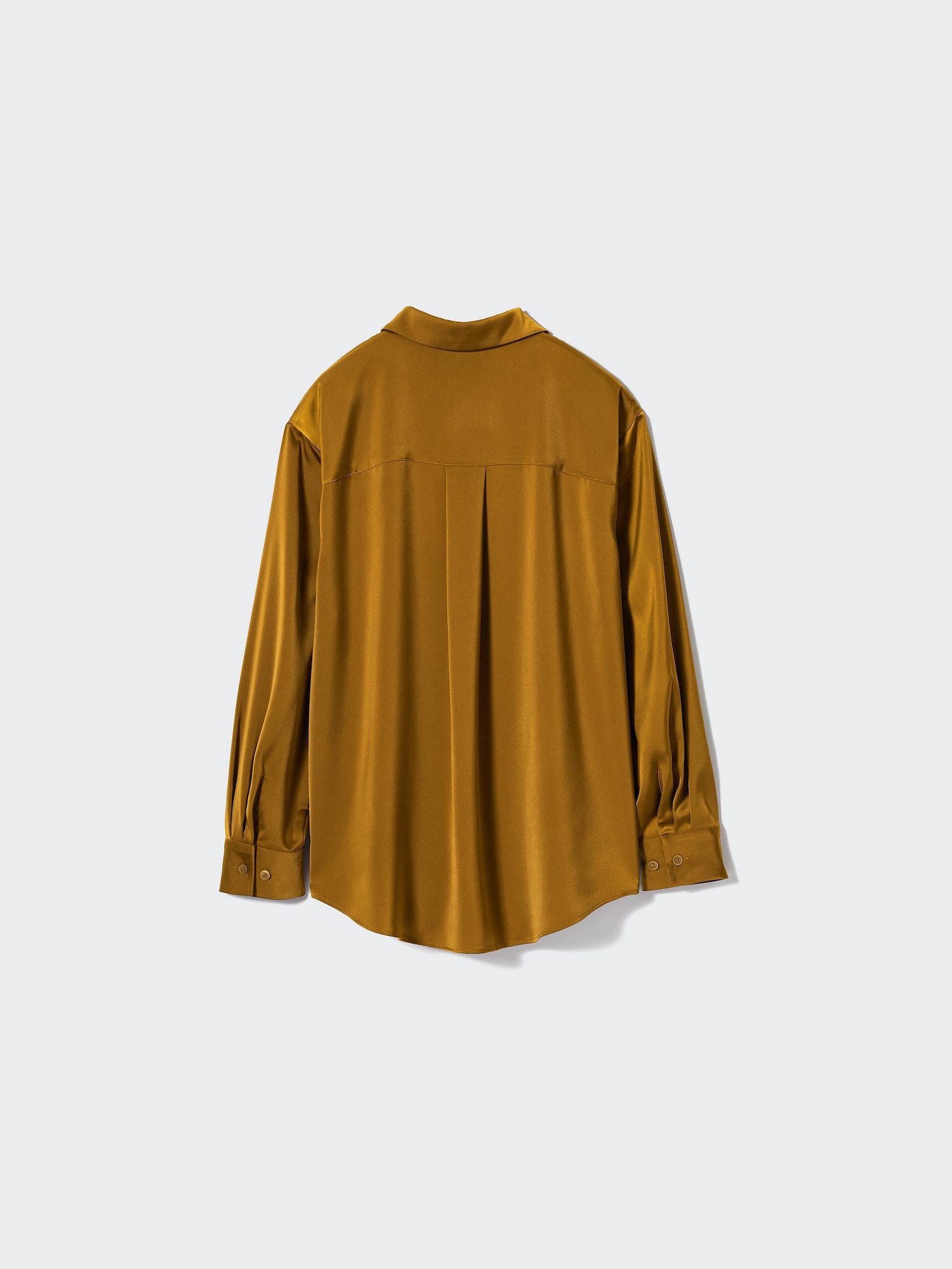 satin blouse button down