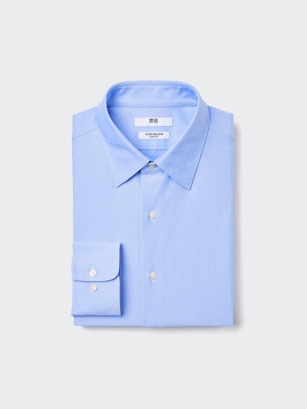Super Non-Iron Jersey Slim Shirt | Regular Collar