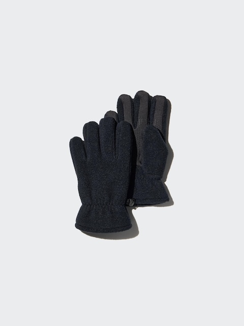 Uniqlo - Gants Doublés Heattech - Noir - M/L