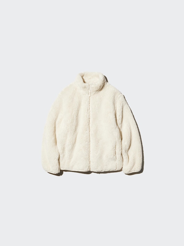 Fluffy Yarn Fleece Full-Zip Jacket