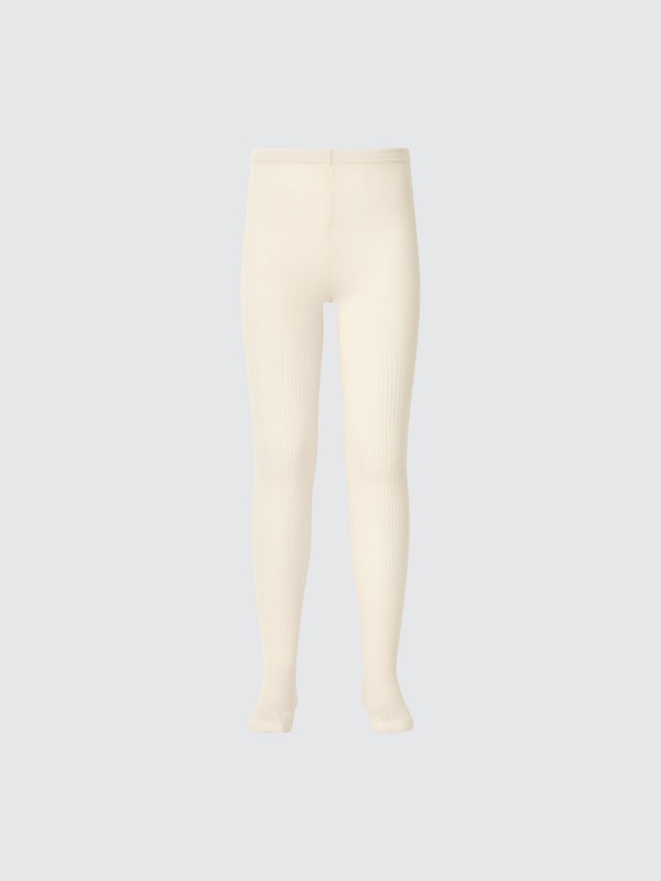 HEATTECH Ribbed Knitted Tights