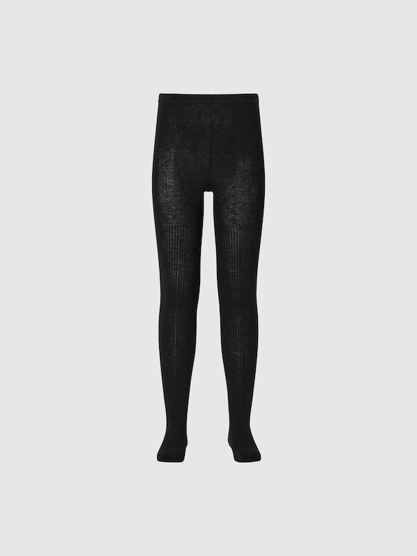 HEATTECH Ribbed Knitted Tights