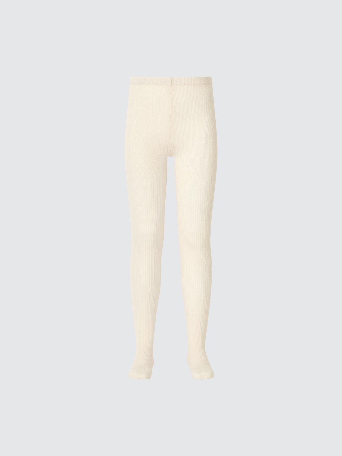 Детские вязаные колготки Uniqlo Heattech в рубчик, цвет: Чёрный — фото 2
