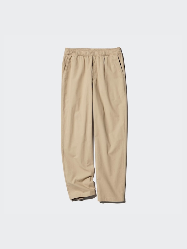 Cotton Relaxed Ankle Trousers (Longer)