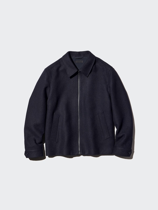 Single Collar Short Blouson