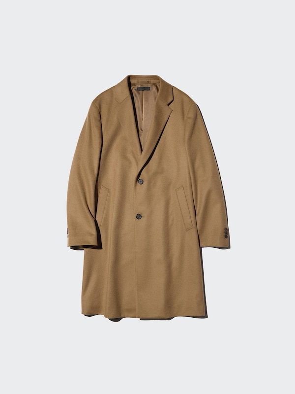 WOOL CASHMERE CHESTERFIELD COAT