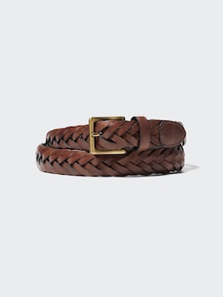 Leather Mesh Belt