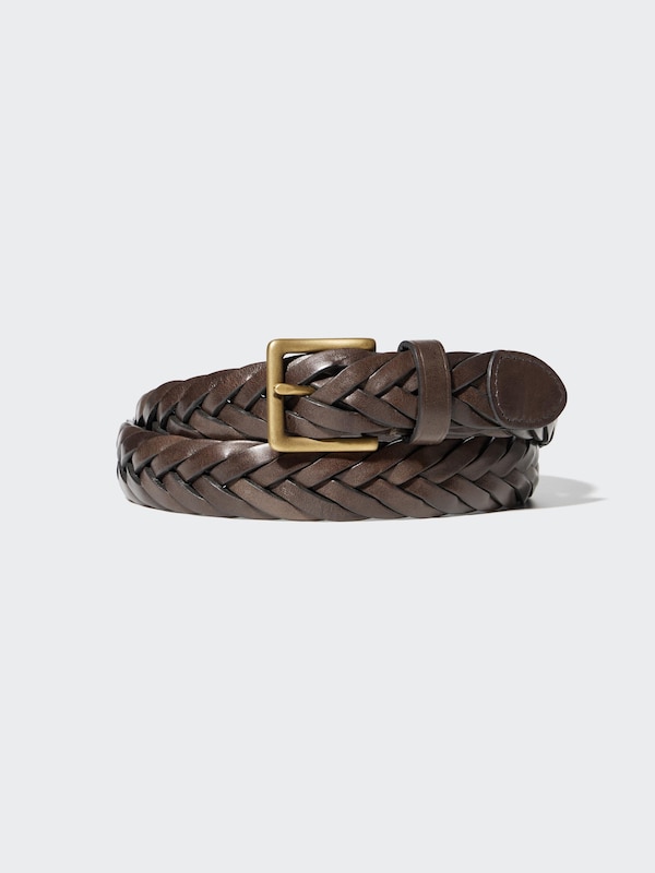 CEINTURE TRESSÉE EN CUIR