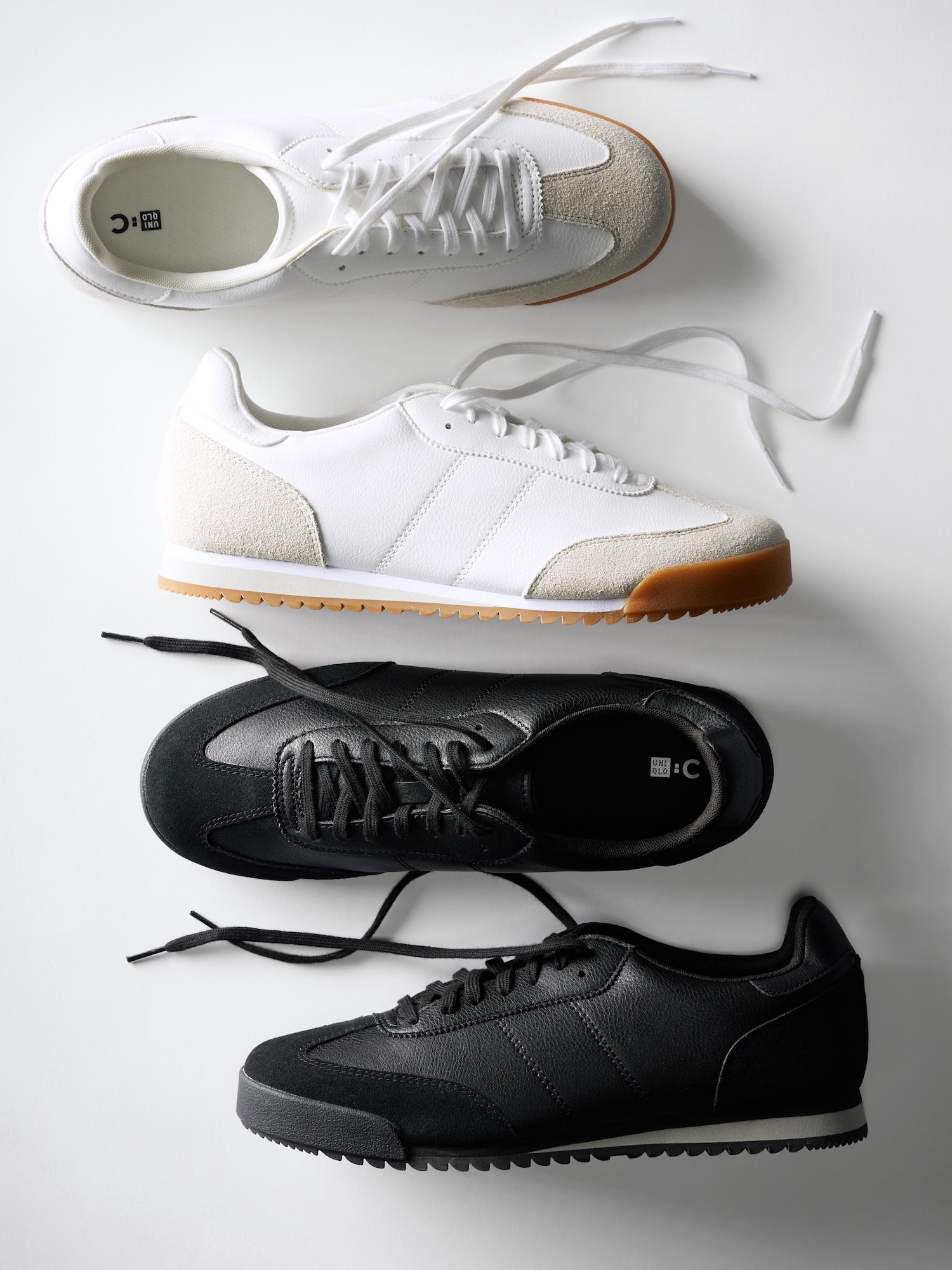 dmユニ黒2白1び1ブ5 Unisex Suede Combination Sneaker | UNIQLO US