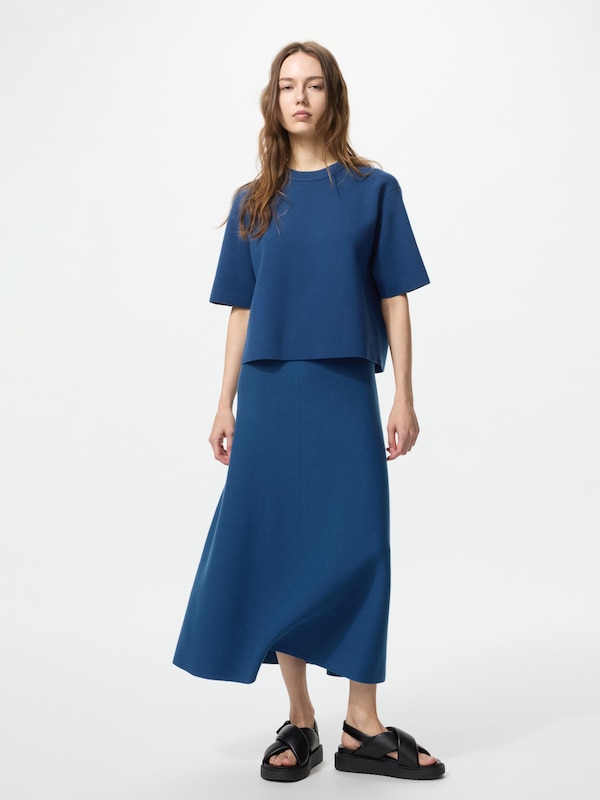 Washable Milano Ribbed Sweater | Short Sleeve