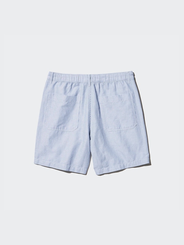 LINEN BLEND SHORTS