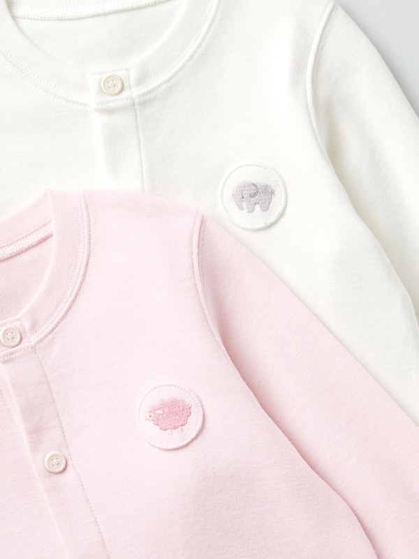 Newborn Ribbed One Piece Outfit (Long Sleeve)