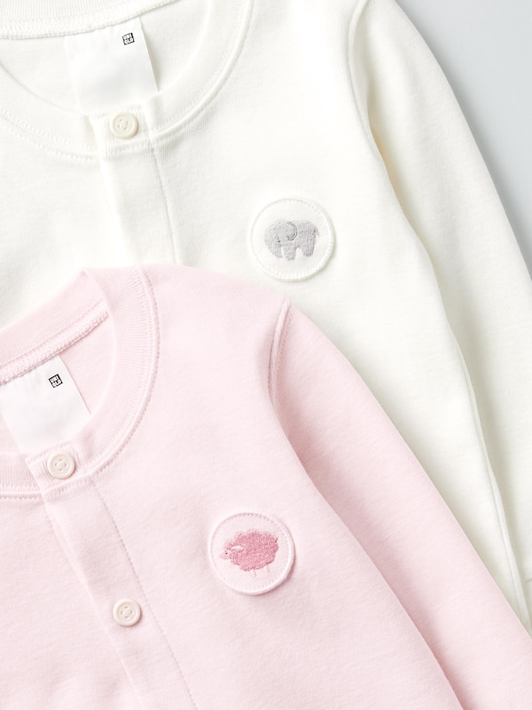 Baby One Piece Outfit Long Sleeve | Embroidered