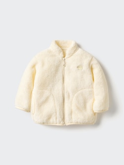 Baby Fluffy Yarn Fleece Full-Zip Jacket