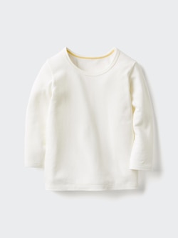 Baby HEATTECH Cotton T-Shirt | Long Sleeve