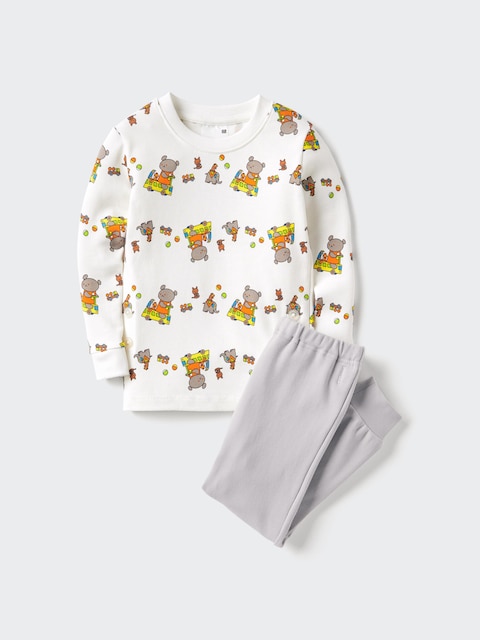 Пижамы из коллекции Uniqlo Baby The Picture Book с принтом GRAY