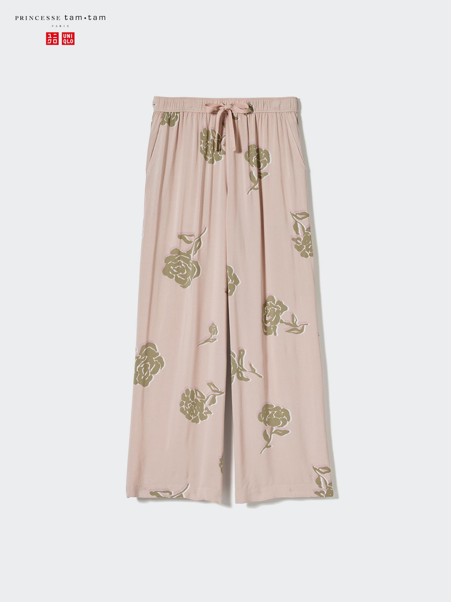 SUAVELE 【SV-0109】TOROMI DRAPE EASY PANTS Drape Easy Pants | Flower | UNIQLO US