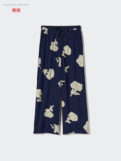 Drapey Easy Trousers (Flowers)