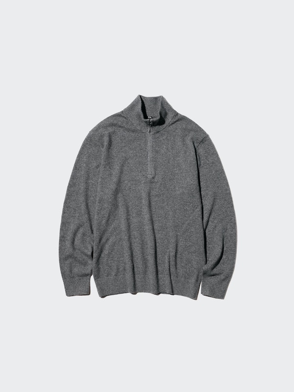 Cashmere Half-Zip Sweater