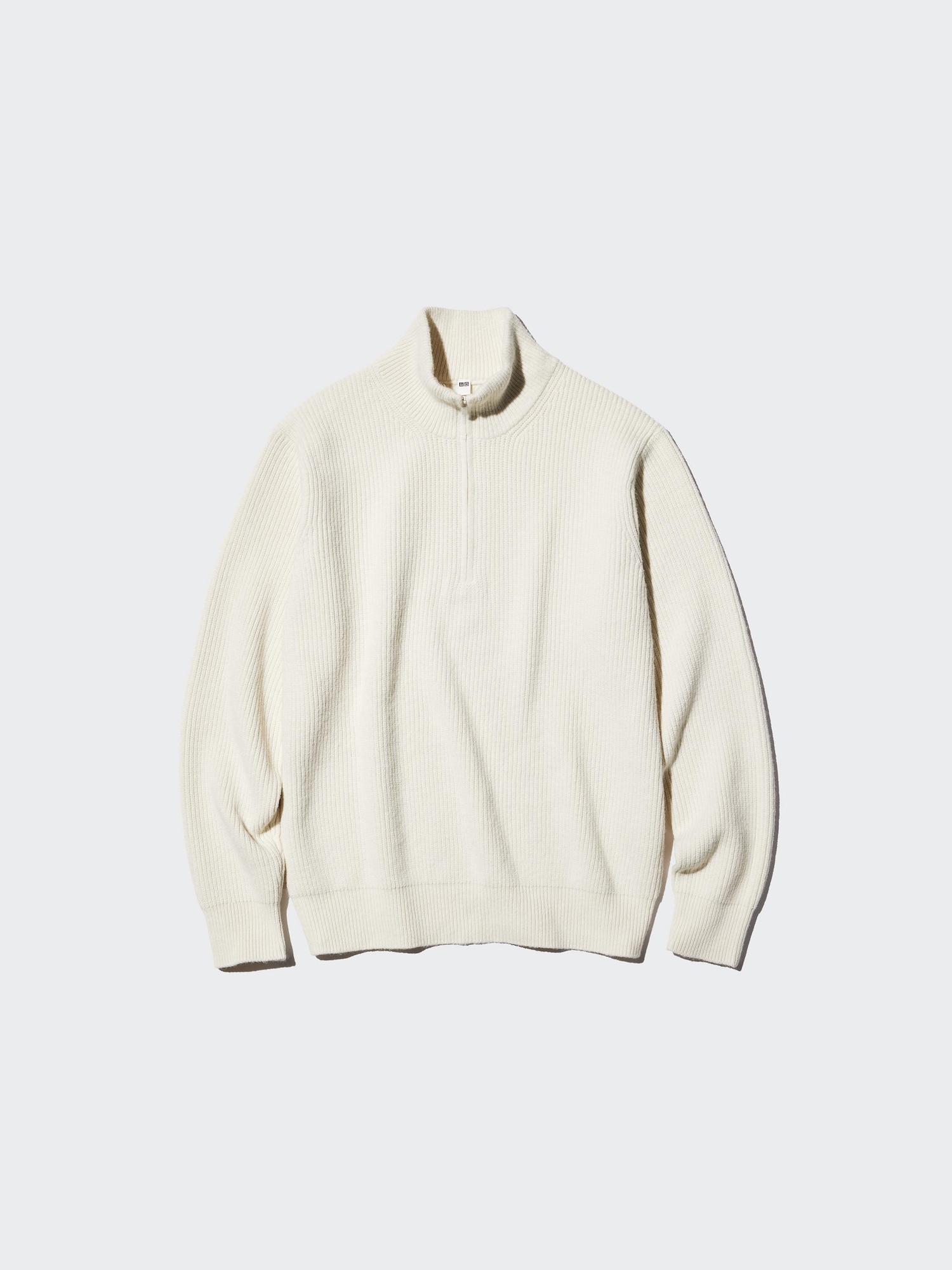 Men's Soufflé Yarn Half-Zip Jumper | UNIQLO NL