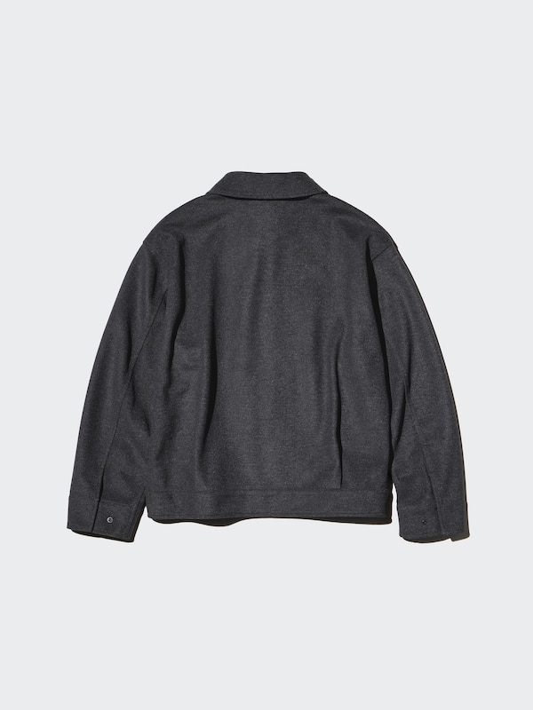 Blouson zippé en jersey brossé
