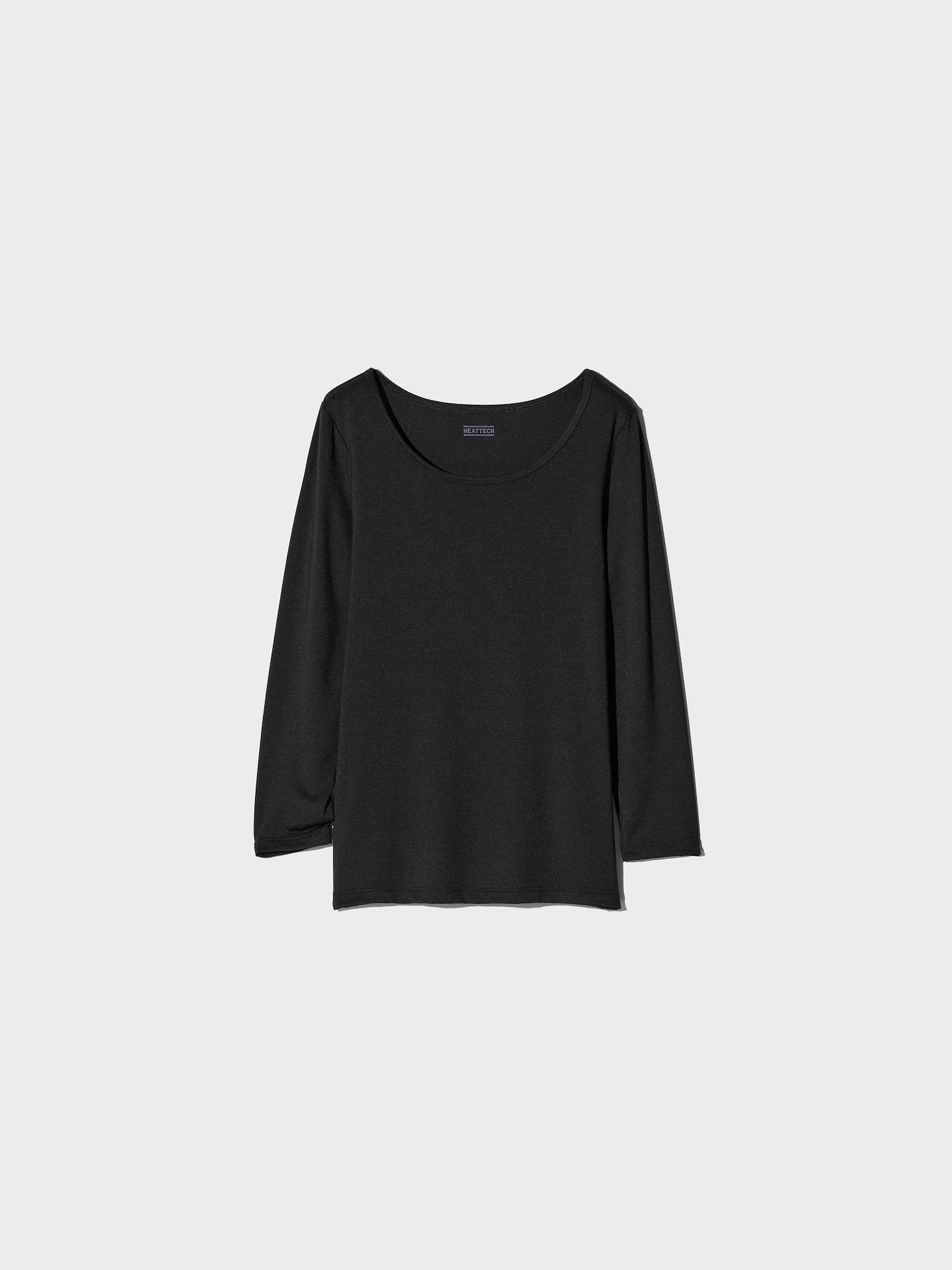 Детская футболка Uniqlo Heattech с круглым вырезом, цвет: Чёрный — фото 1