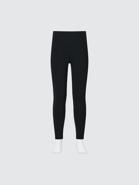 Uniqlo - Heattech Ultracálido Leggings Térmicos - 9-10 Años (140Cm) Negro Unisex Niño