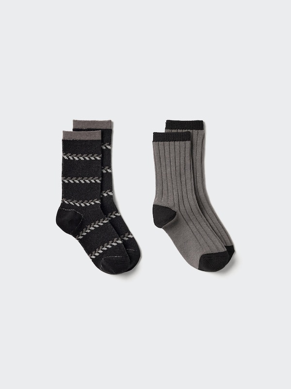 HEATTECH Fair Isle Socks | 2 Pairs