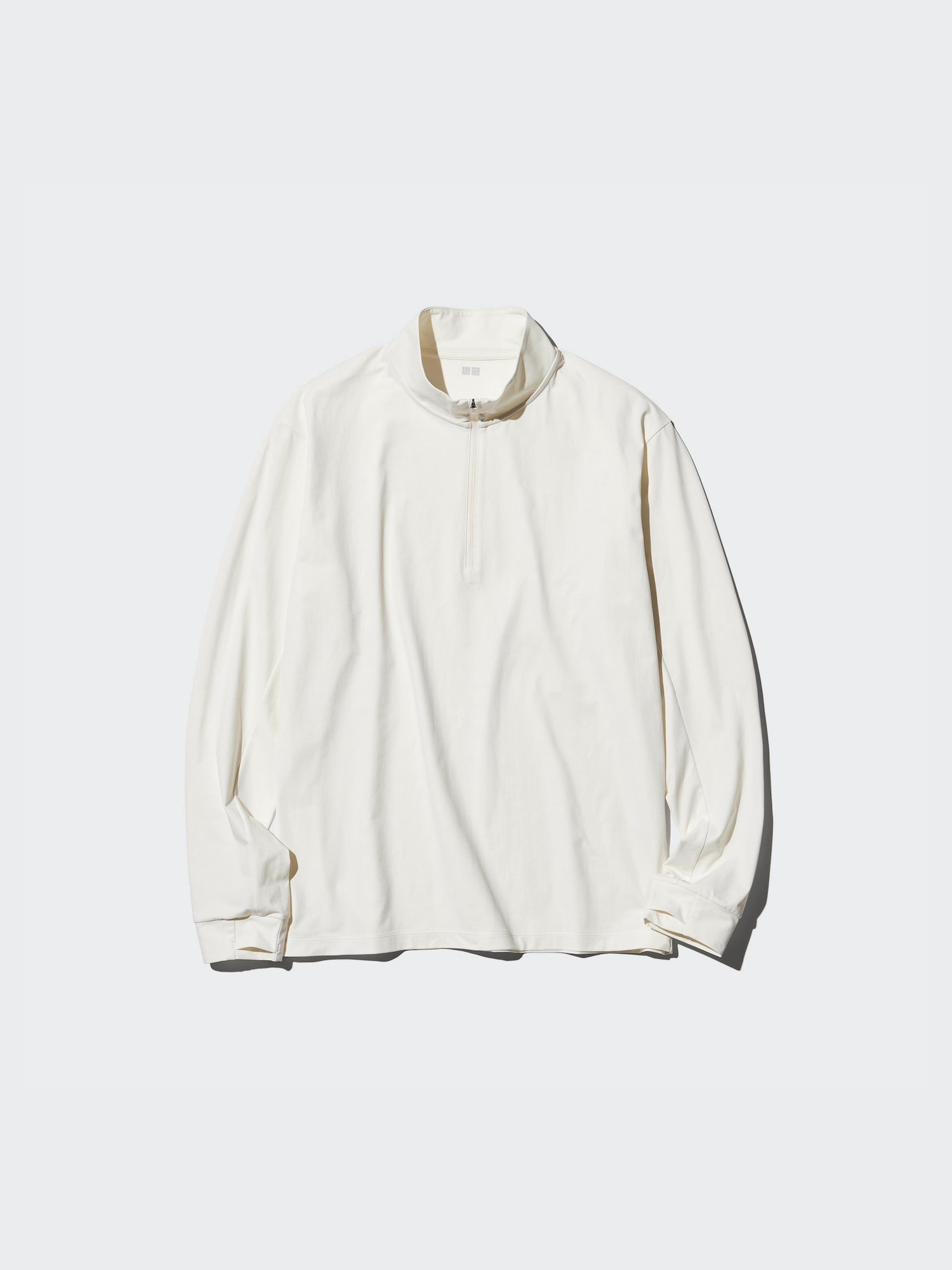 Men's DRY-EX UV Protection Half-Zip T-Shirt (Long Sleeve) | UNIQLO CZ