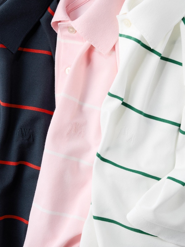 DRY Pique Polo Shirt | Striped
