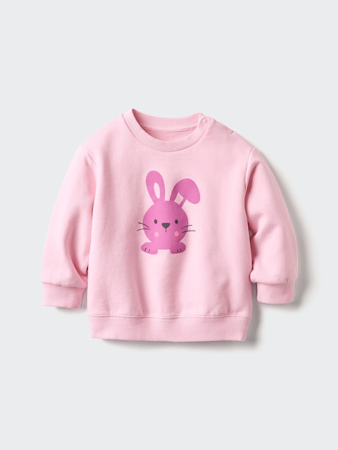 Uniqlo Roze - Sweatshirt - 5-6 Jaar (120Cm)