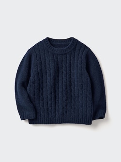 SOUFFLÉ YARN WASHABLE CREW NECK SWEATER