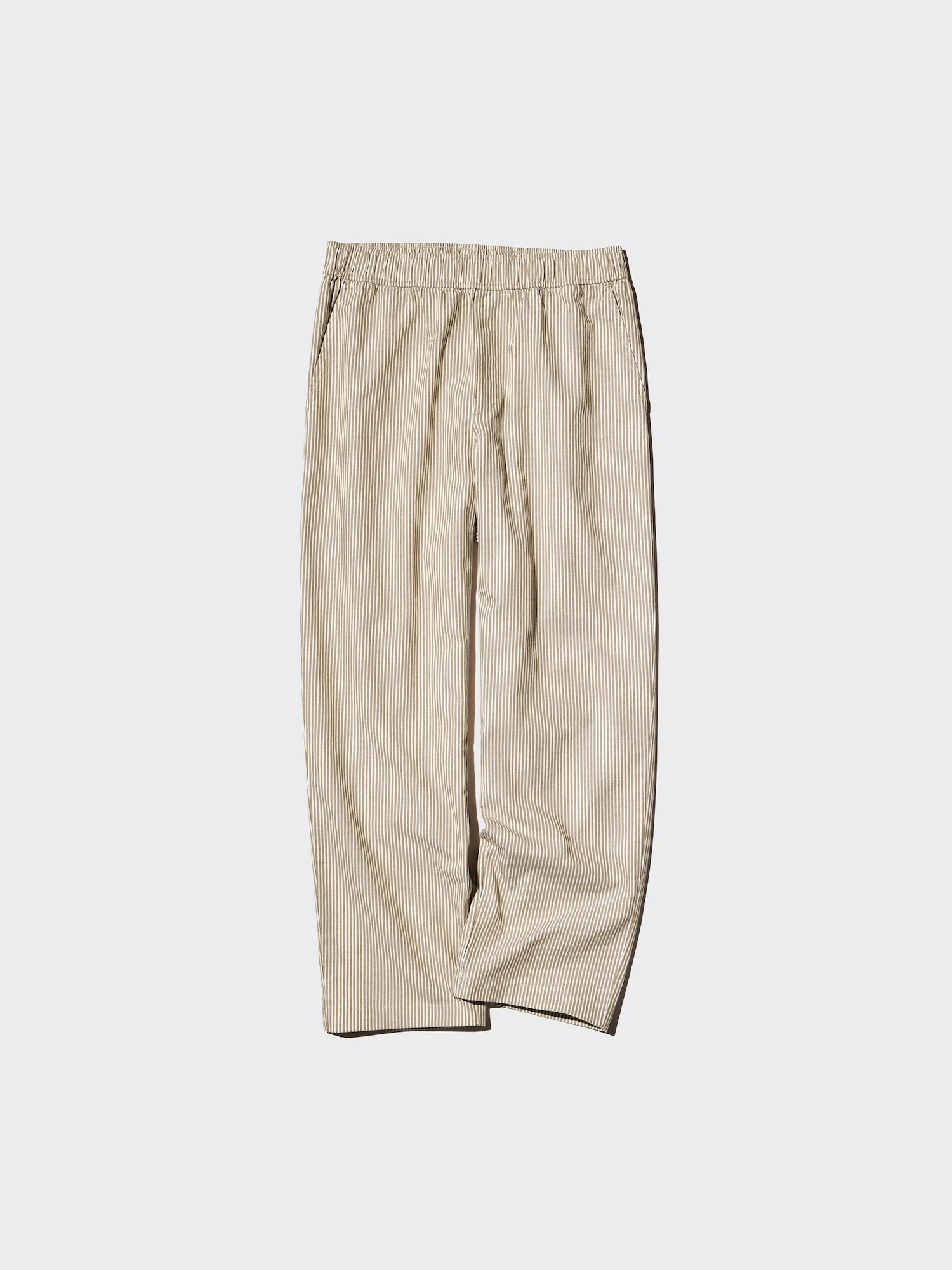 Cotton Relaxed Ankle Pants | Hickory Striped | UNIQLO US