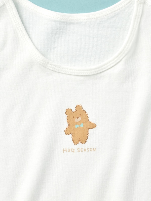 Cotton Ribbed T-Shirt (2 Pack, Printed)