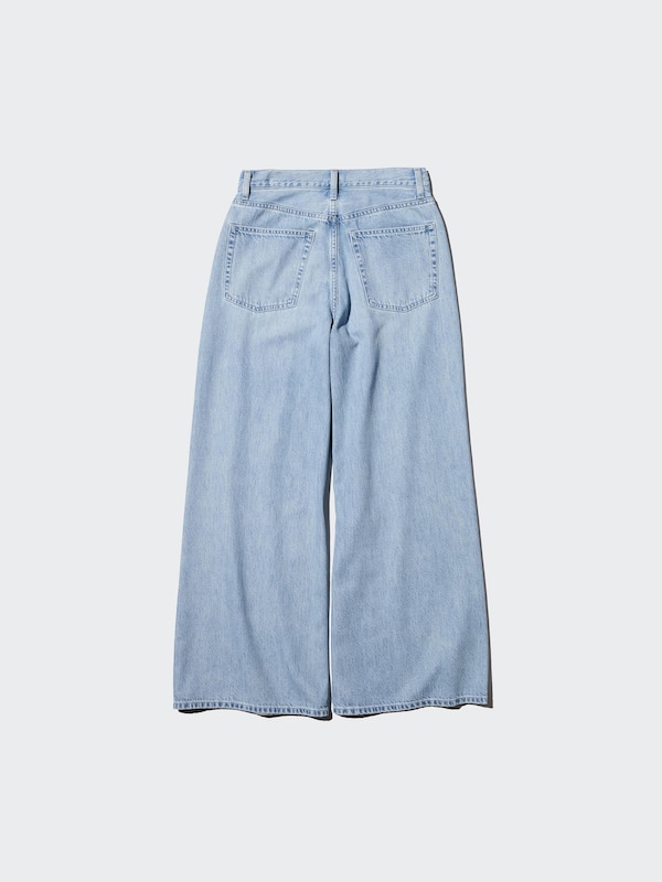 Drapey Wide Flared Jeans