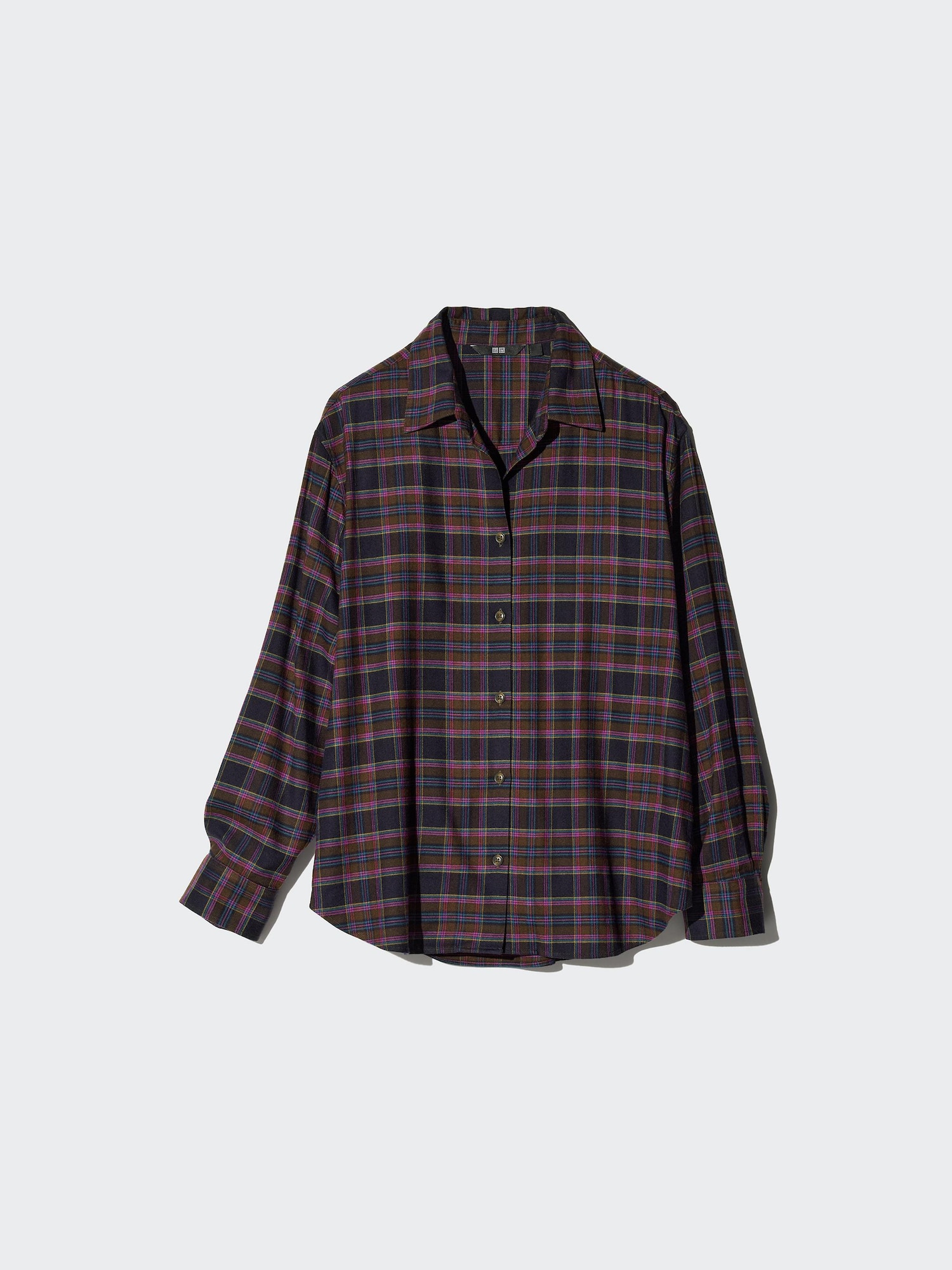 Soft Flannel Skipper Shirt | Checked | UNIQLO US