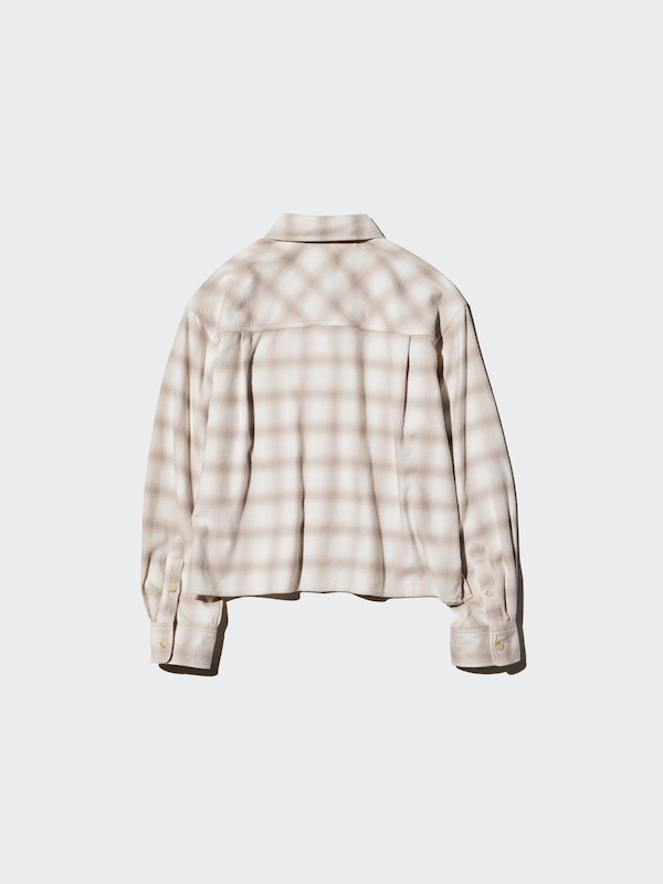Flannel Boxy Shirt | Ombre Checked