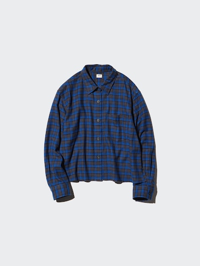 Flannel Boxy Shirt (Check)