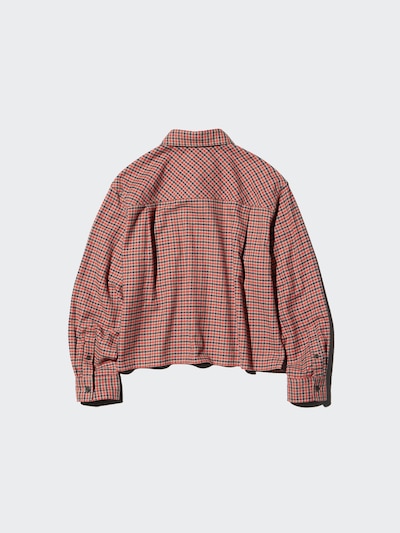 Flannel Boxy Shirt | Mini Check