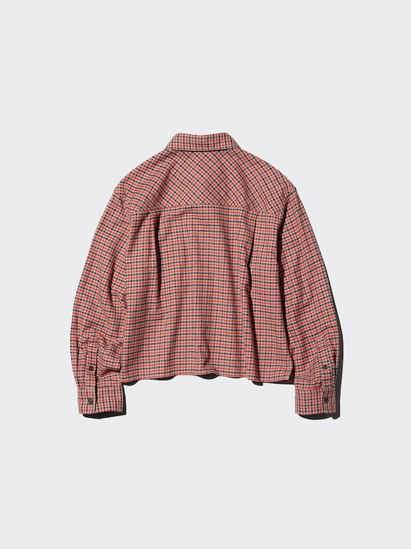 Flannel Boxy Shirt | Mini Check