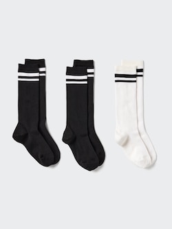 Striped High Socks | 3 Pairs