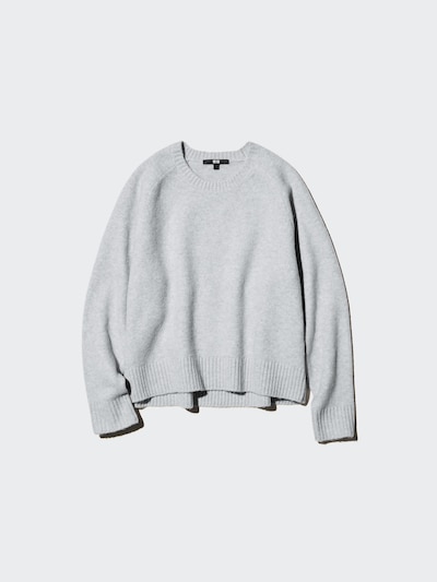 SOUFFLÉ YARN CREW NECK SWEATER