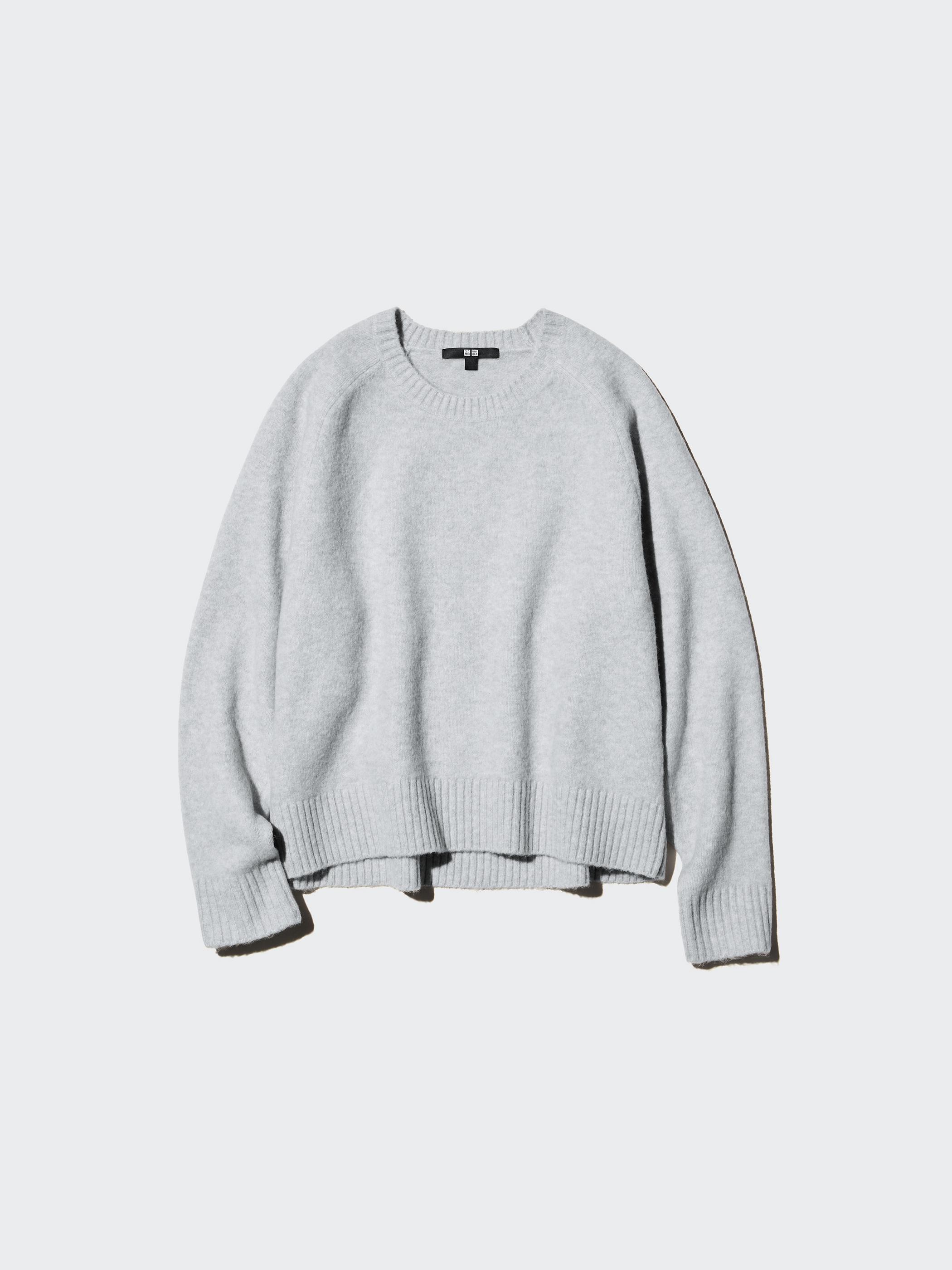 Women s Souffl Yarn Crew Neck Jumper UNIQLO UK Women s Souffl Yarn Crew Neck Jumper UNIQLO UK