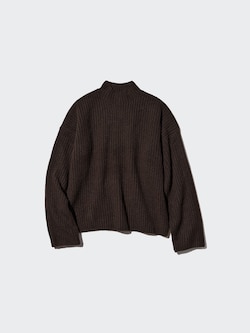 Soufflé Yarn Mock Neck Jumper