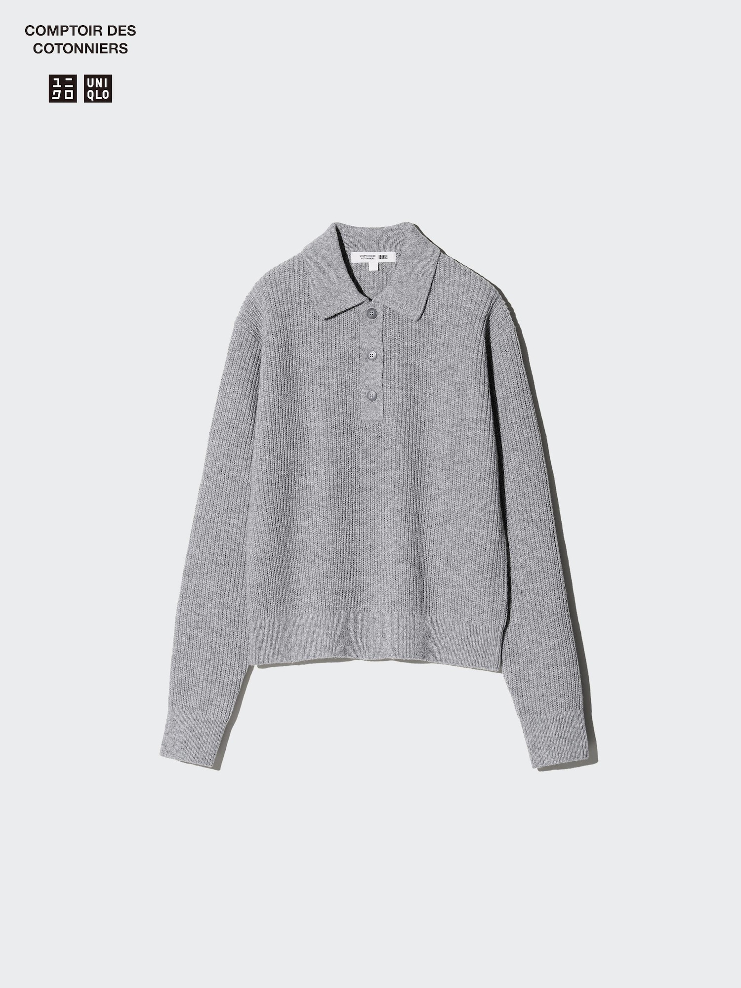 Wool Blend Polo Sweater | UNIQLO US