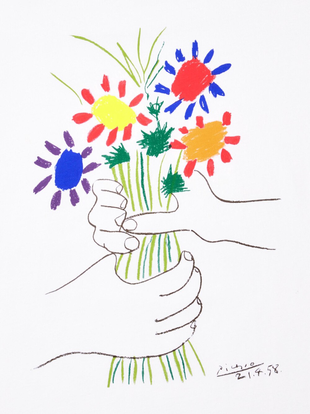 Uniqlo PEACE FOR ALL Graphic T-Shirt | Pablo Picasso — фото 4