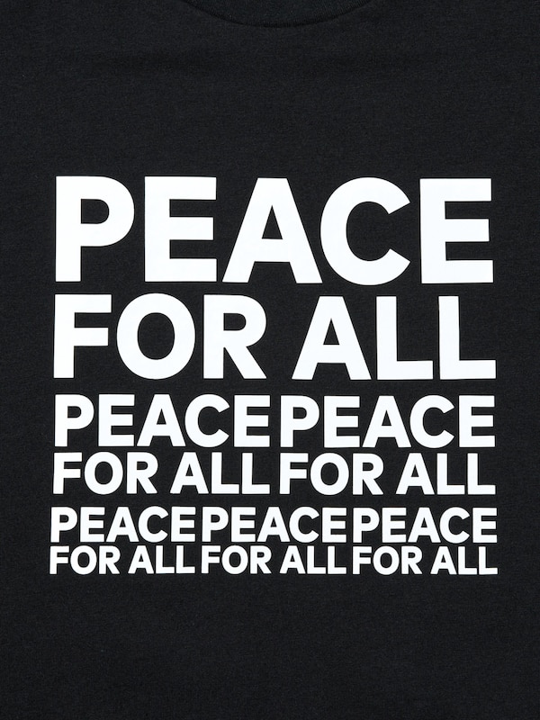 PEACE FOR ALL Graphic T-Shirt | Kashiwa Sato