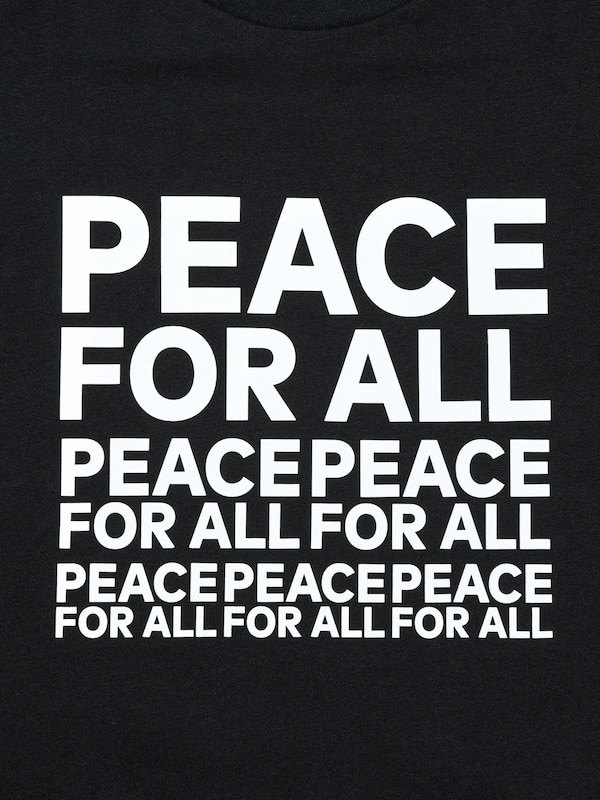 PEACE FOR ALL Graphic T-Shirt (Kashiwa Sato)
