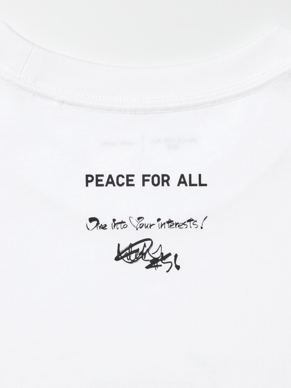 Uniqlo PEACE FOR ALL Graphic T-Shirt | Ichiro Suzuki — фото 3